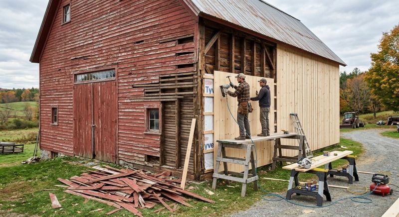 Barn Siding Replacement in Jacksonville Beach, FL