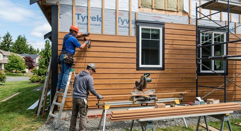 Faux Wood Siding Installation in Clay County, FL