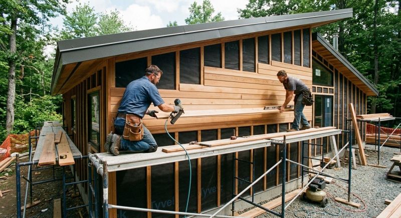Wood Cladding Installation in Jacksonville Beach, FL